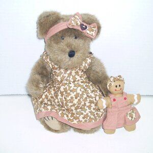 Retired Boyds Bear Sophie Jane Gingerbeary & Gingerbread Doll Hard to Find!